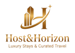 HostandHorizon logo – transparent luxury travel brand logo